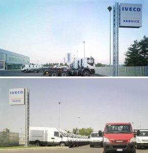 IVECO - PREMISES Branding System targhe-parts-e-service